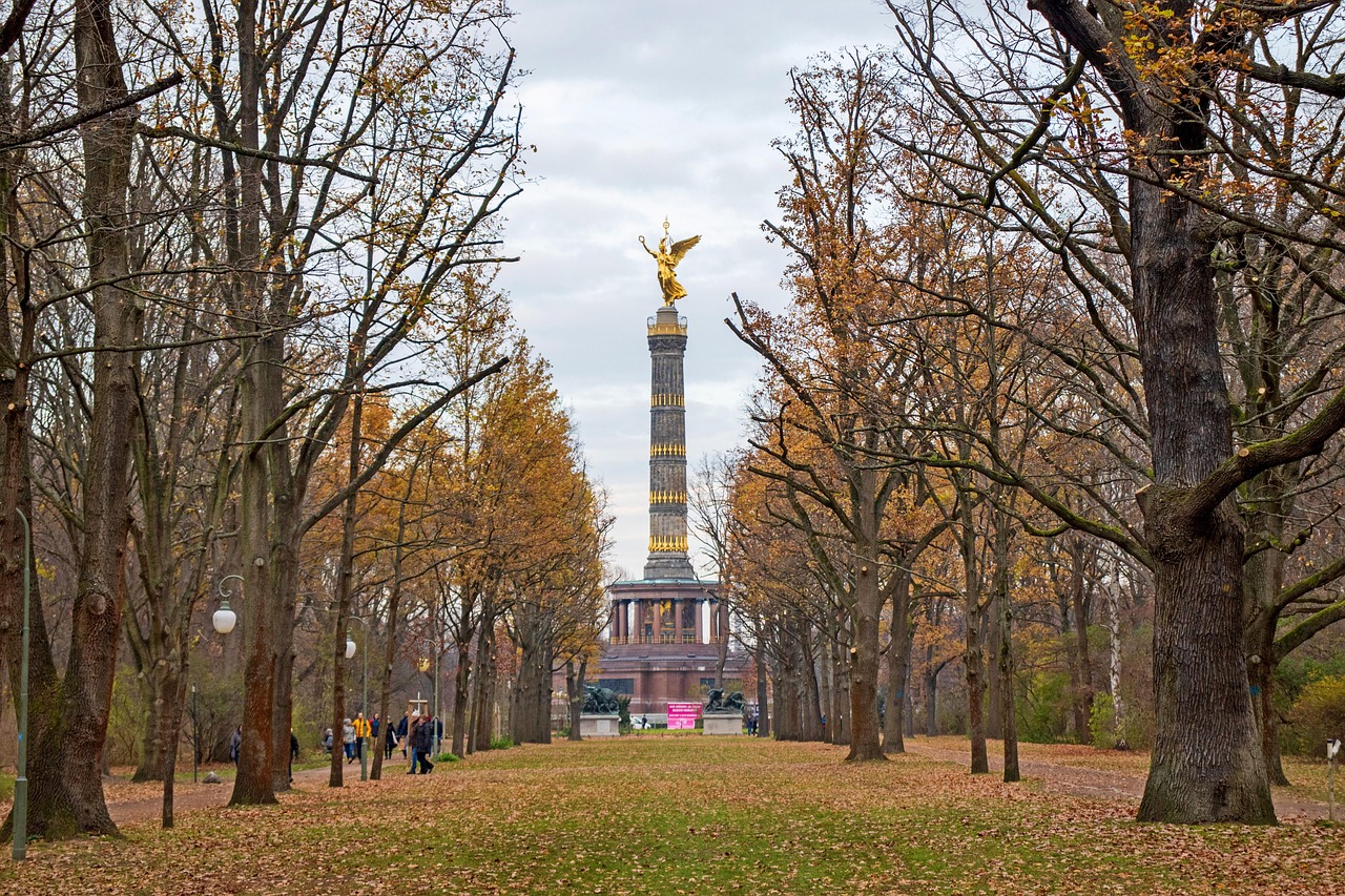 siegessäule, victory column, park, monument, landmark, statue, victorian, historical, historic, tourist attraction, autumn, fall, tiergarten, berlin, germany, siegessäule, victory column, victory column, victory column, victory column, victory column, victorian