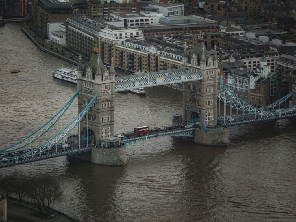 iconic view of london s tower bridge